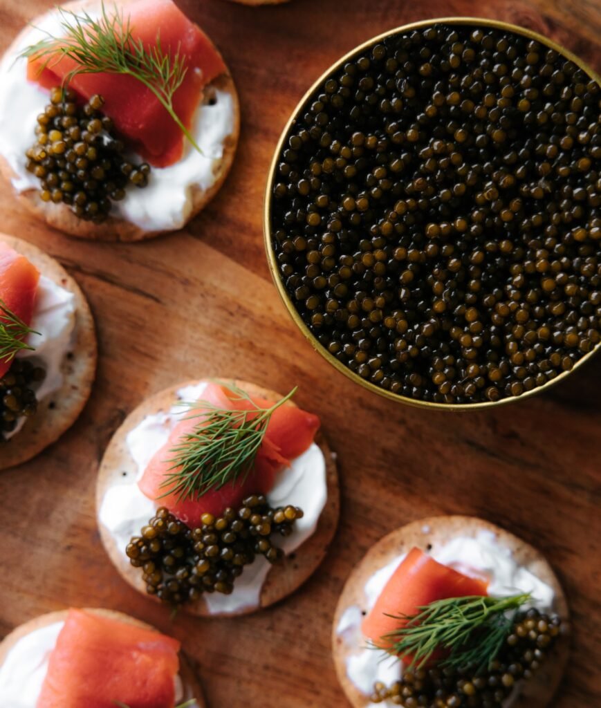 Tasting caviar in the best possible way
