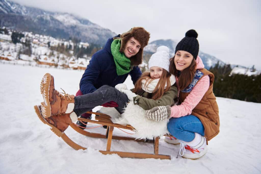 Snowy Vacation With Your Family