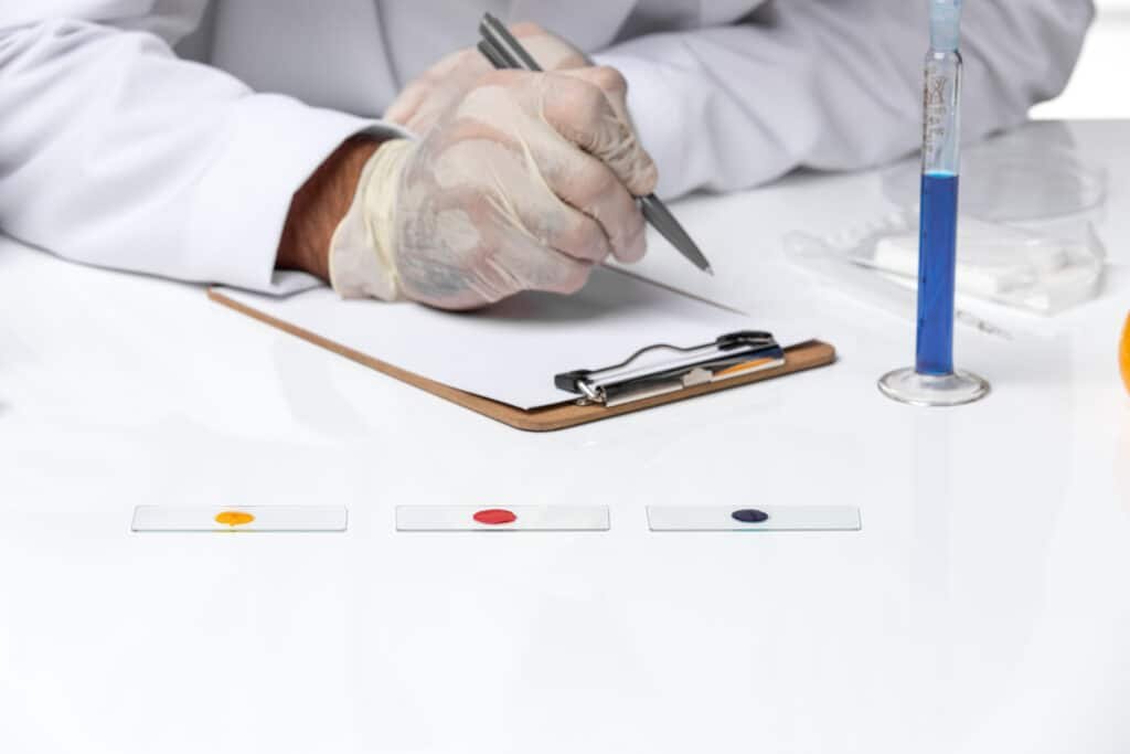 Faint line on drug test
