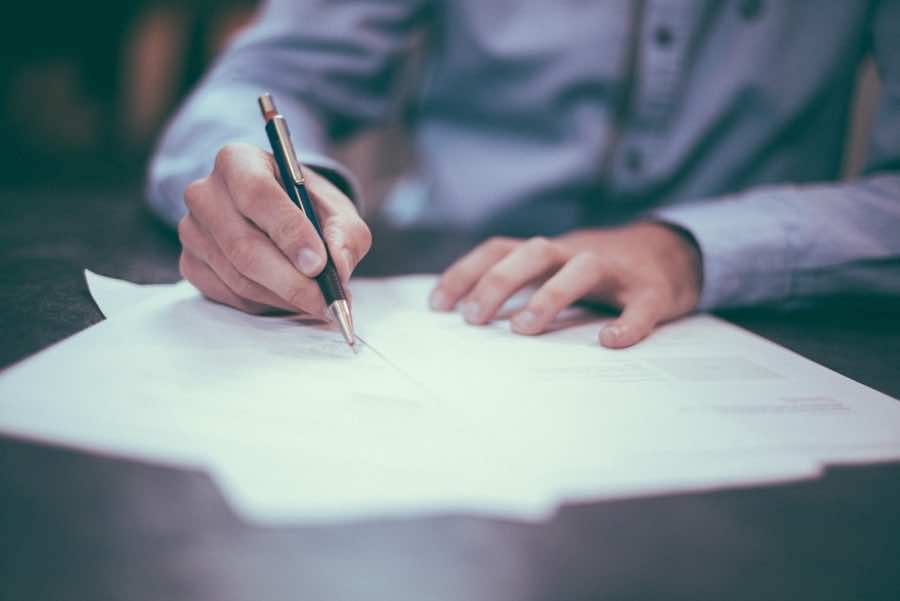 financial business documents