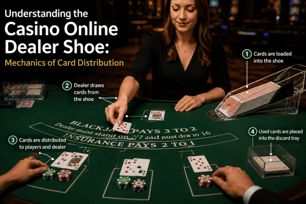 casino online dealer shoe