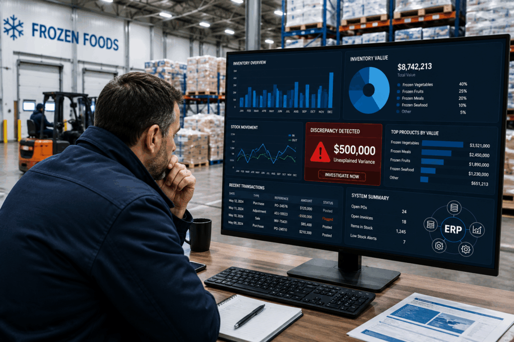 ERP error detection